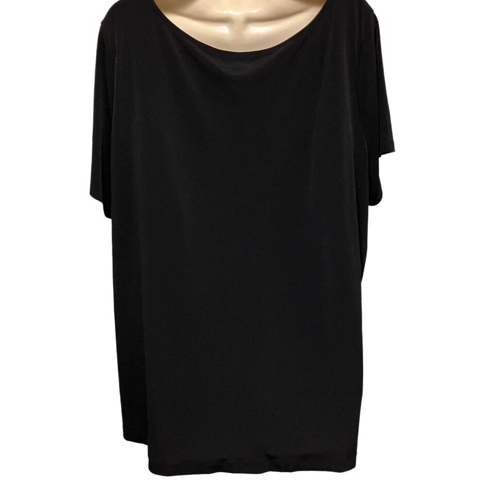 EUC Liz Claiborne Black Blouse Size: 2X - Picture 5 of 6